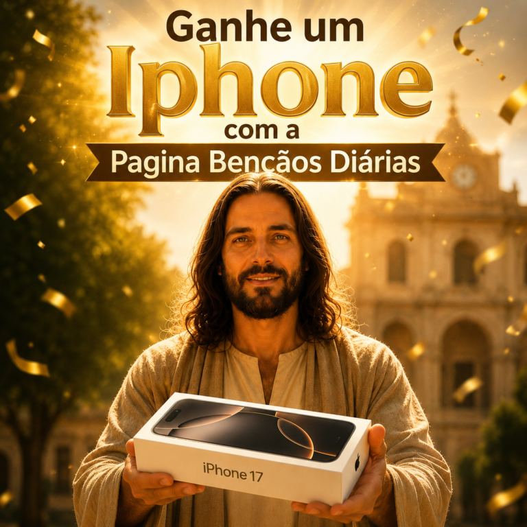 CONCORRA A UM IPHONE COM A PÁGINA BENÇÃOS DIÁRIAS!
