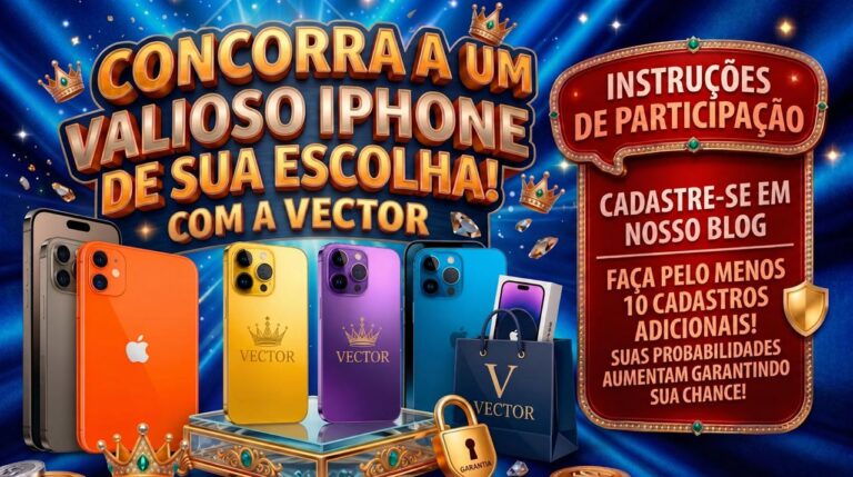 CONCORRA A UM IPHONE COM VECTOR!